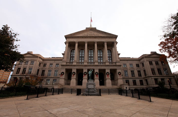 The Georgia State Capitol, where Stachowiak plans to start his rally. 