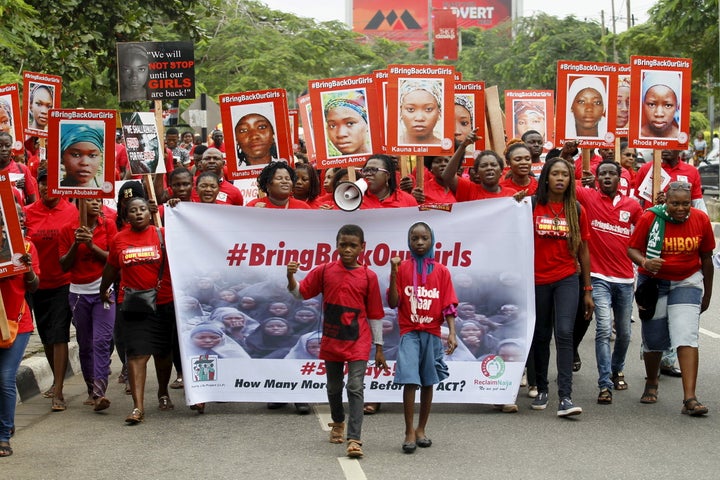 Islamist militant group Boko Haram kidnapped over 200 girls from their boarding school in April 2014. Nigeria's "Bring Back O