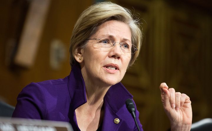Sen. Elizabeth Warren didn't mention Paul Krugman by name, but it seemed she was referring to the liberal economist when she talked about "revisionist history" of the financial crisis.