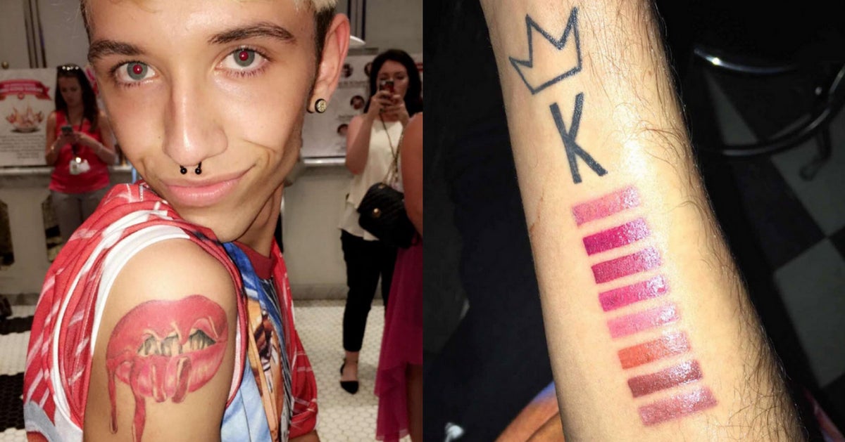 Kylie Jenner Super Fan Gets Lip Kits Tattooed On His Arm HuffPost UK