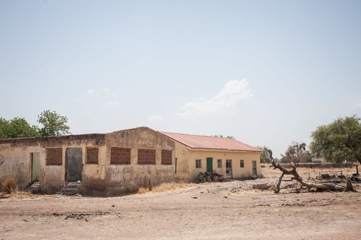 This photo shows the Government Girls Secondary School, where the girls were kidnapped. Amnesty International estimates about 2,000 girls and boys have been abducted by Boko Haram since 2014.