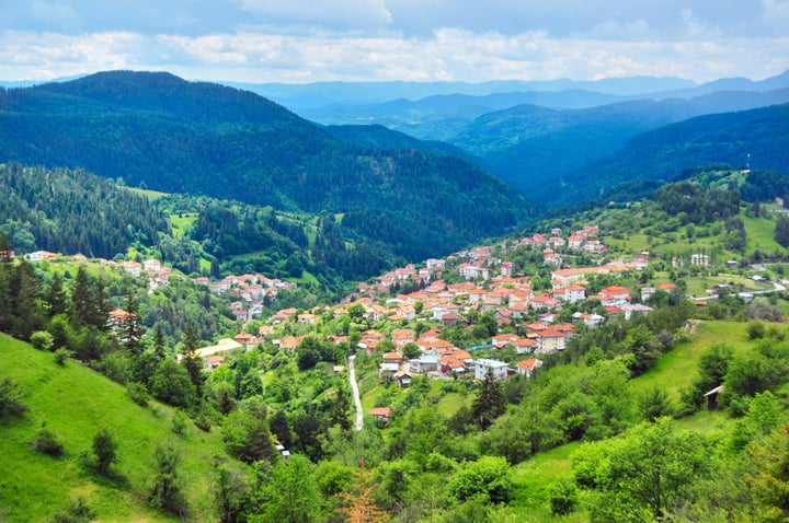 Summer landscape in Bulgaria.