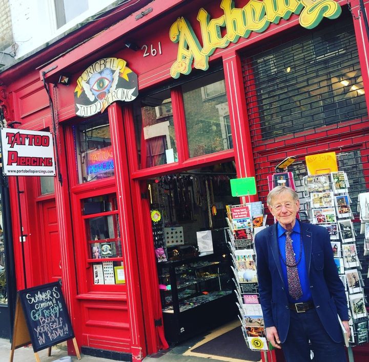 Harris opened Alchemy on Notting Hill's Portobello Rd in 1972 and still works there