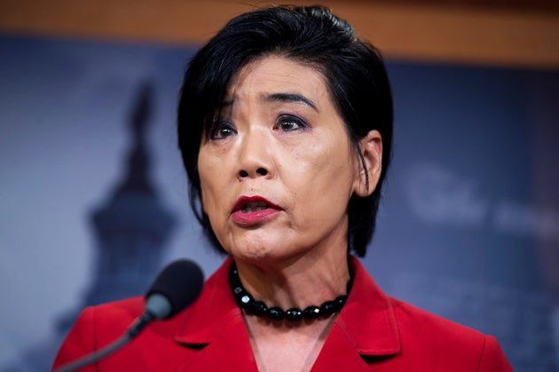 Rep. Judy Chu (D-Calif.) speaks during a news conference in the Capitol, June 24, 2015. Chu was one of...