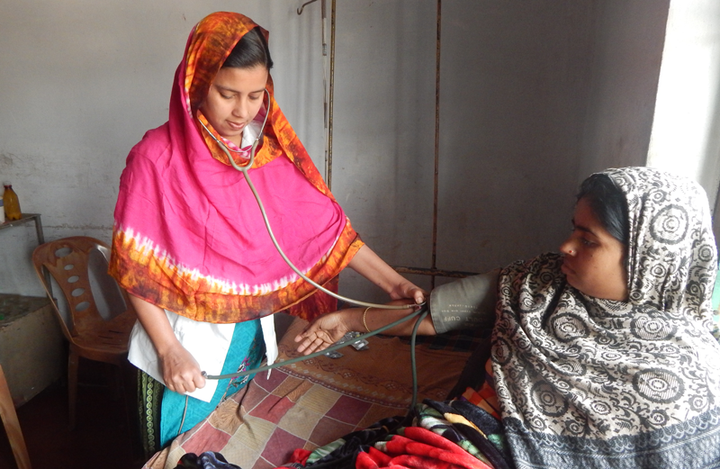 Girl participating in the BALIKA project. 