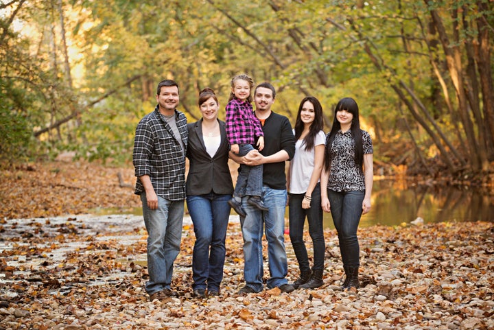 Jenny Phillips with her husband Jeff and their four kids: Addie, Shane, Ashland and Juliet.