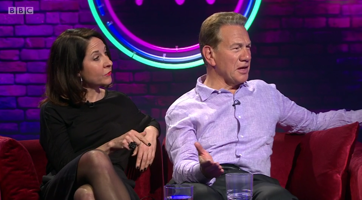 <strong>Labour MP Liz <a href="http://www.huffingtonpost.co.uk/news/liz-kendall" role="link" class=" js-entry-link cet-internal-link" data-vars-item-name="Kendall" data-vars-item-type="text" data-vars-unit-name="571032c9e4b0f22f021967a7" data-vars-unit-type="buzz_body" data-vars-target-content-id="http://www.huffingtonpost.co.uk/news/liz-kendall" data-vars-target-content-type="feed" data-vars-type="web_internal_link" data-vars-subunit-name="article_body" data-vars-subunit-type="component" data-vars-position-in-subunit="6">Kendall</a> and co-panellist Micheal Portillo</strong>