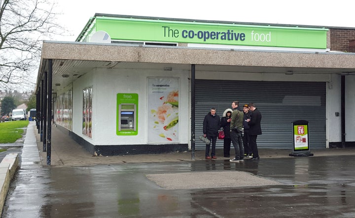 The incident began near a Co-op store in Sheffield