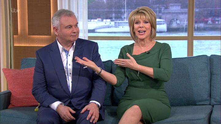 <strong>Eamonn Holmes reunited with wife Ruth Langsford on-screen</strong>