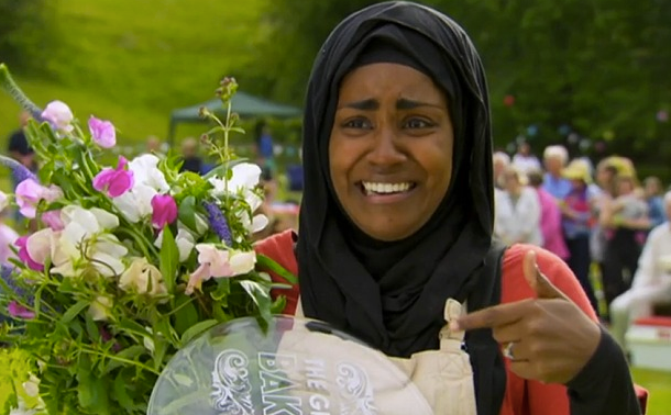 Nadiya won the 2015 series of 'Bake Off'