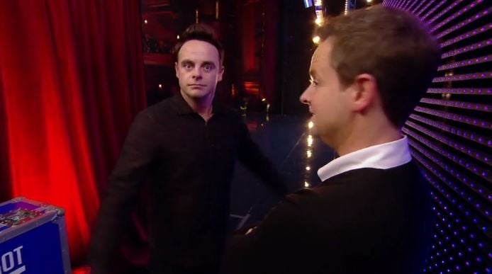 Ant and Dec were seemingly impressed by the audition