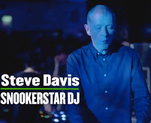 It's Steve Davis, as we've never seen him in action before