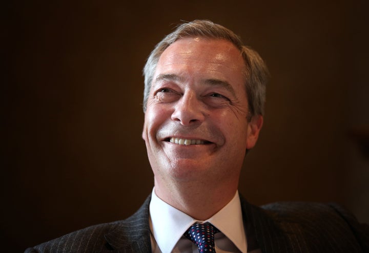 <strong>Nigel Farage previously said the 'time had come' to legalise 'certain drugs'</strong>