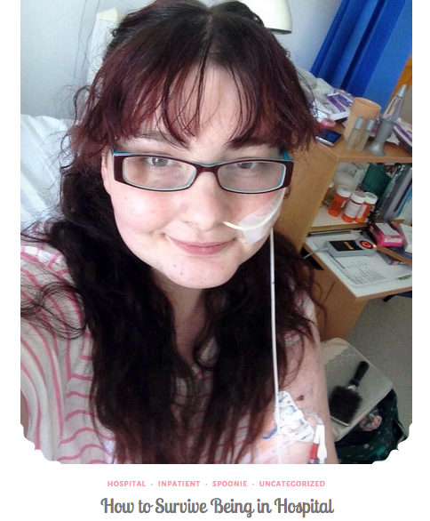 <strong>Lizzie's blog posts include practical tips for those entering hospital</strong>