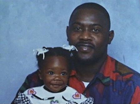Bernard Noble, before being sentenced to 13 years and three months — without parole — appears in this photo with his daughter.