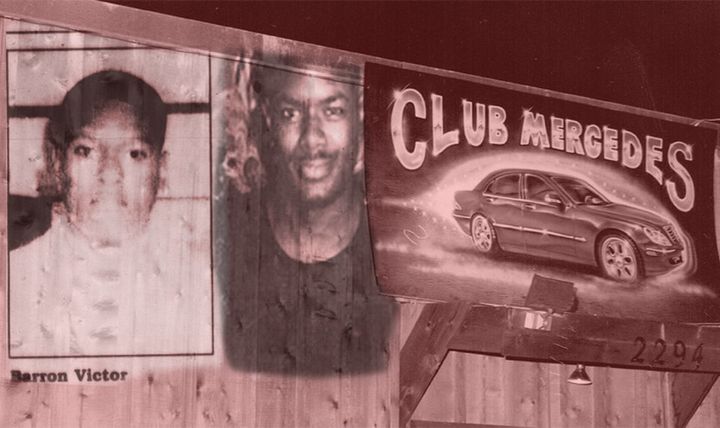 Victim Barron Victor Jr. (left), Thomas Williams and Club Mercedes.