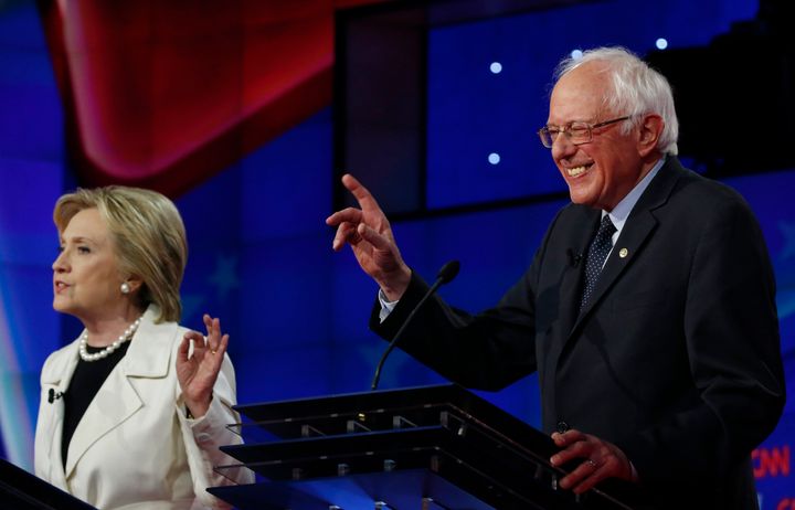 Hillary Clinton and Bernie Sanders faced off this week at a Democratic debate in New York.