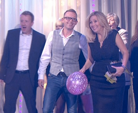 <strong>The shot of Dan with his new partner that stopped 'Saturday Night Takeaway' viewer Helen in her tracks</strong>