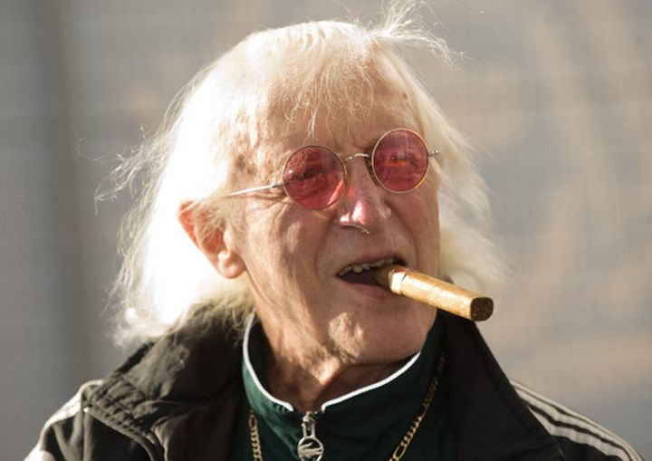 The BBC defended the decision to use Savile's image, saying the show was set in an authentic world 