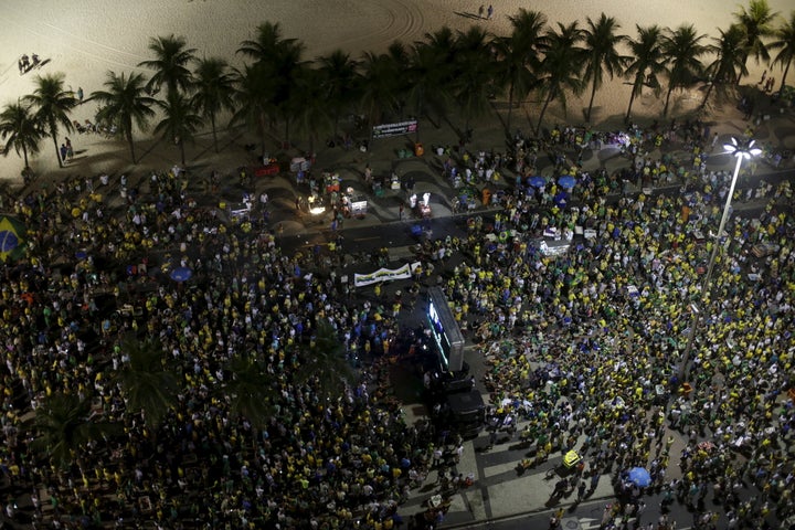 Brazil is facing its worst recession since the 1930s and Rousseff's government has been tainted by a vast graft scandal