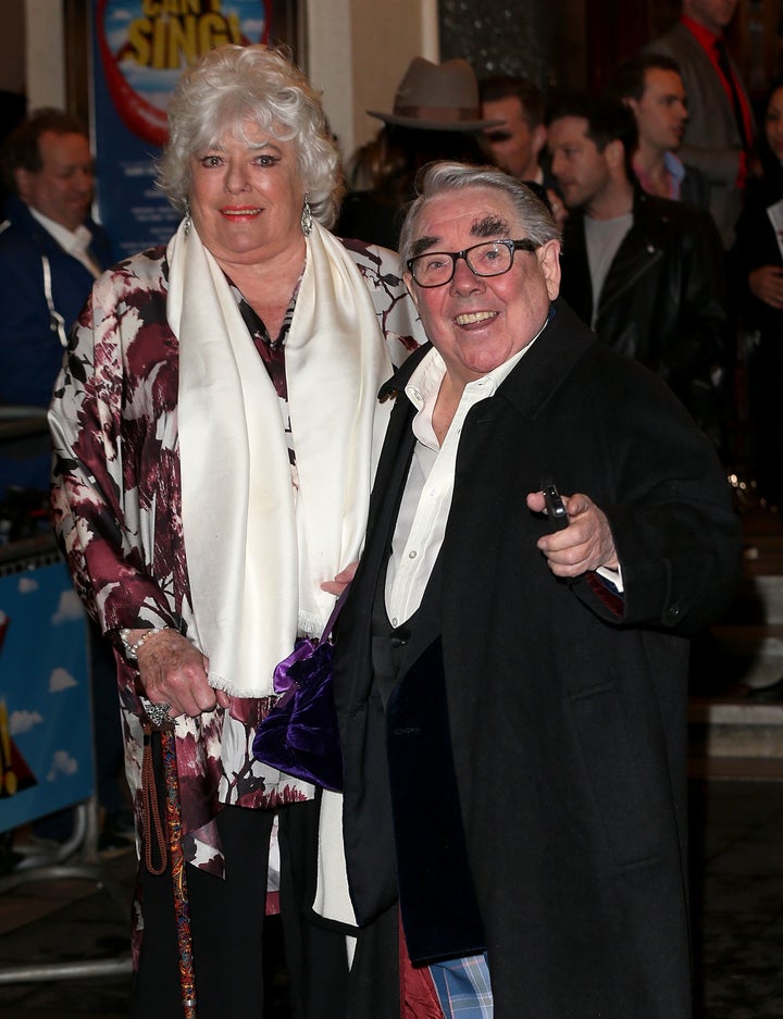 <strong>Anne will be able to attend her husband Ronnie's farewell today, following a health scare</strong>