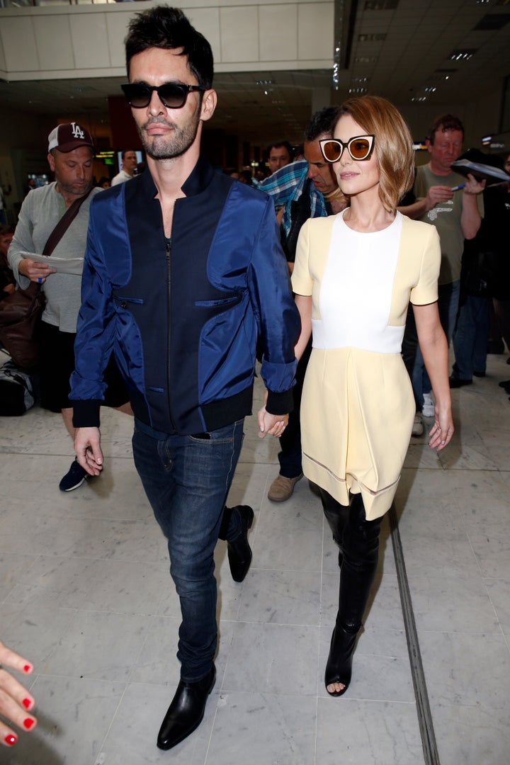 <strong>Jean-Bernard and Cheryl back in May of last year</strong>