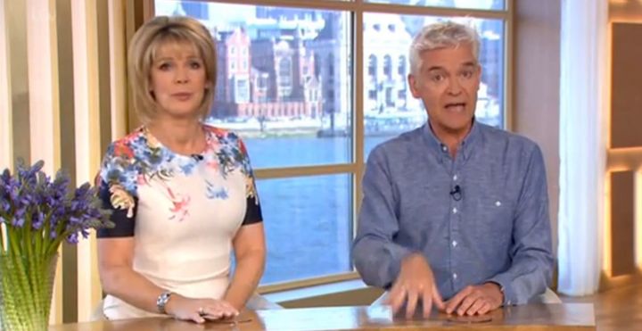 Ruth Langsford stepped in to present with Phillip Schofield