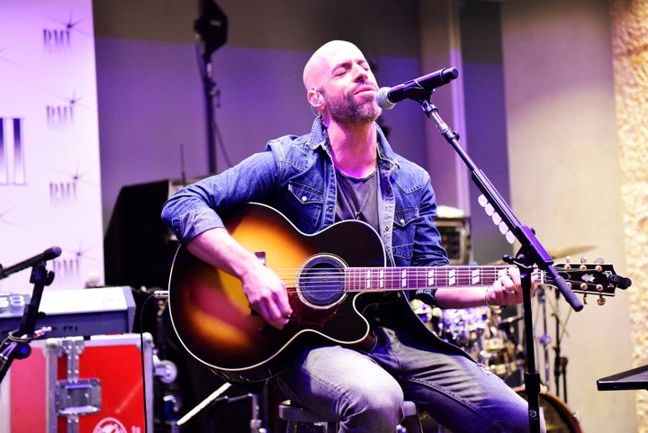 Chris Daughtry performs at BMI in New York on April 12, 2016.