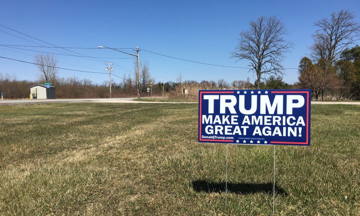 Donald Trump sign spotted in Genesee County, New York.
