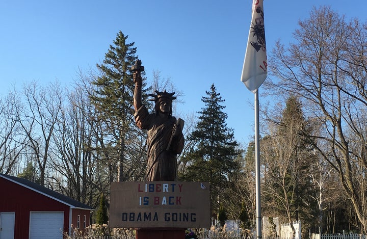 Anti-Obama sign in Genesee County, New York.