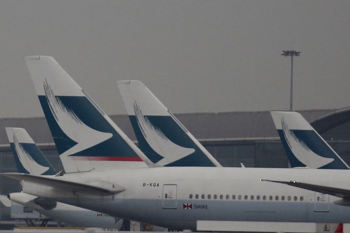 A four-month-old baby is reported to have died during a Cathay Pacific flight from London to Hong Kong (file picture)