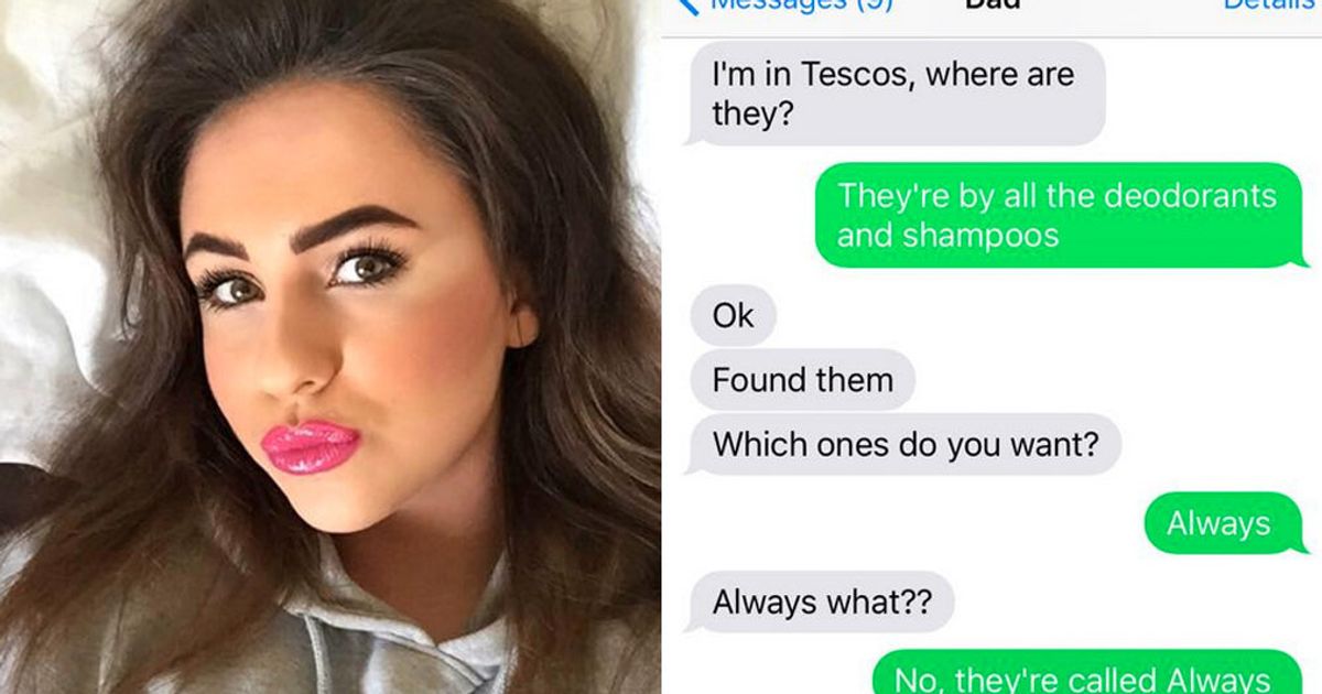 Daughter Asks Dad To Buy Her Sanitary Towels He Cant Handle It