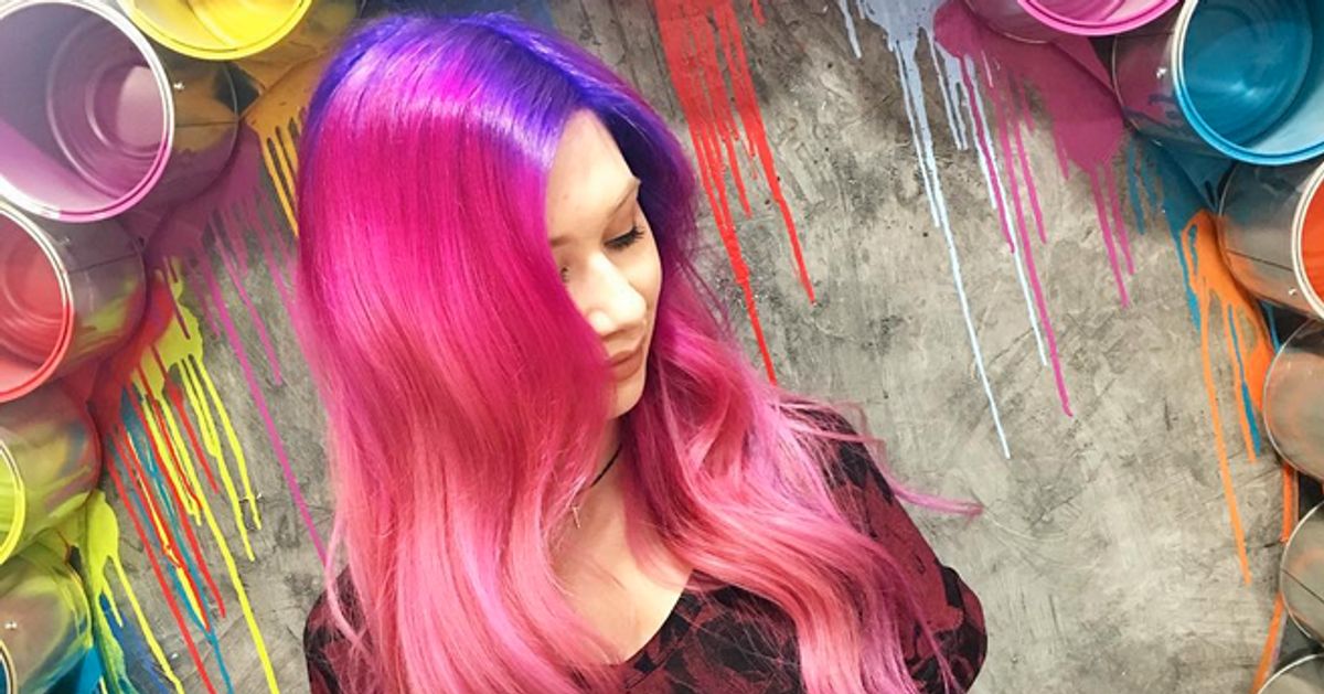 High End Bleed Hair Is The New Dip Dye Huffpost Uk