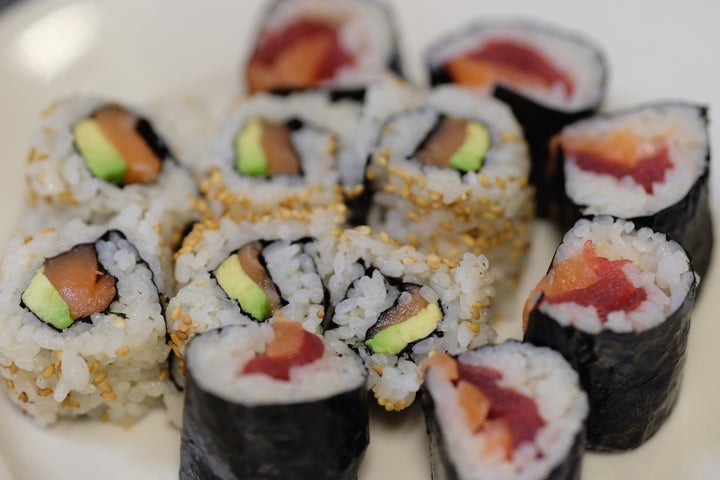 This year's Passover menus might include sushi, rice and beans, hummus, chicken satay with peanut sauce and other once-f