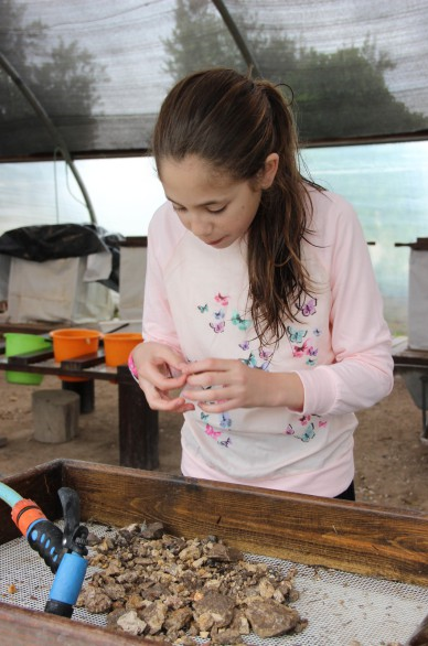 Neshama was participating in a volunteer-based dig when she said she discovered pottery "that was different from others I had seen."