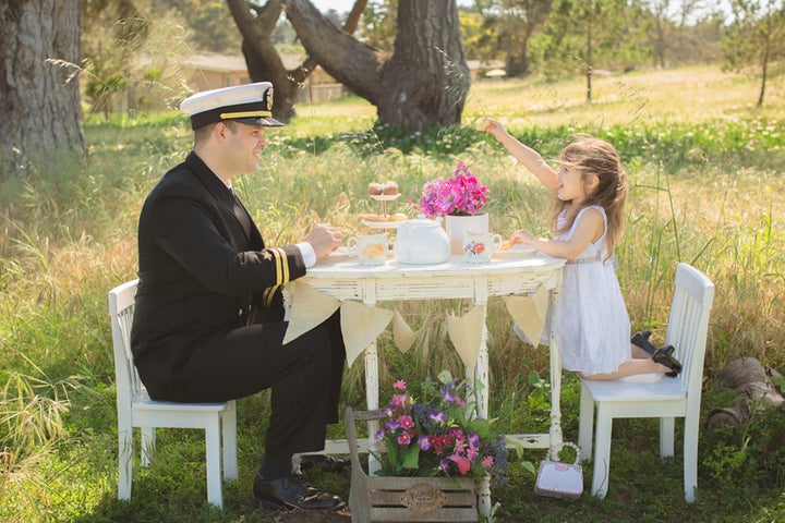 Lieutenant Navy Officer Andrew Bradstreet and Aliya.