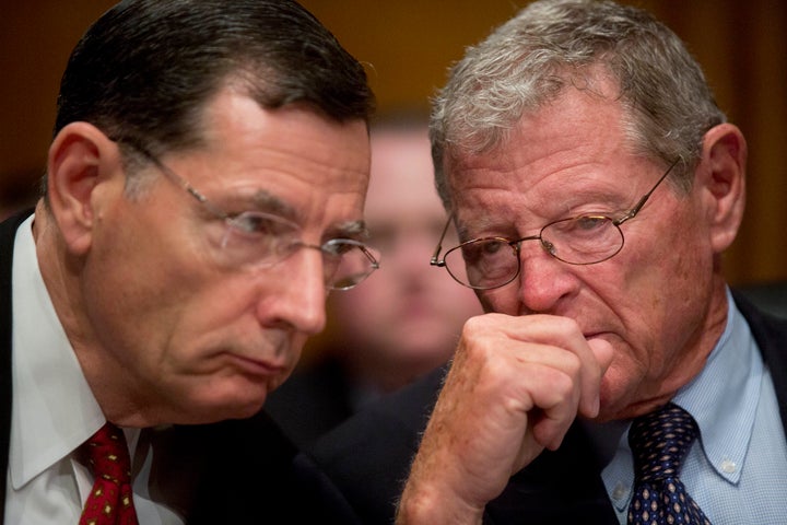 Sens. John Barrasso (R-Wyo.) and James Inhofe (R-Okla.) signed a letter this week asking to cut funding to a U.N. climate change group after it admitted Palestine as a member.