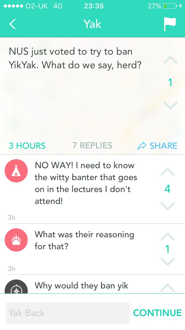 NUS National Conference: Yik Yak To Be 'Banned' Under Safe Social ...