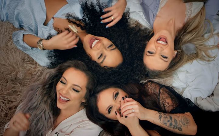 Little Mix in the 'Hair' video