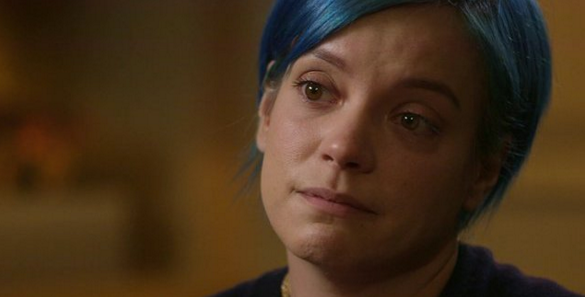 Lily Allen shared her ordeal on BBC Newsnight