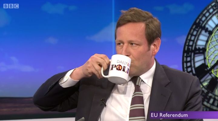 He can still see you behind that mug, Ed