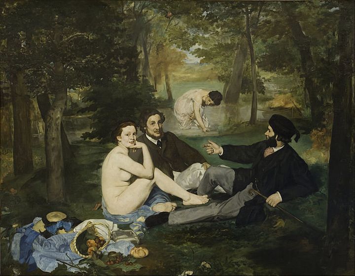 Edouard Manet, "Luncheon on the Grass," 1862-1863