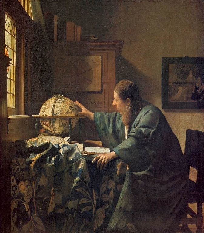 Johannes Vermeer, "The Astronomer," circa 1668