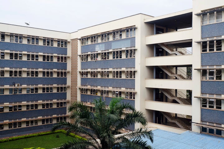Uganda's public Mulago Hospital, where the radiotherapy machine has broken down, putting thousands of cancer patients' lives