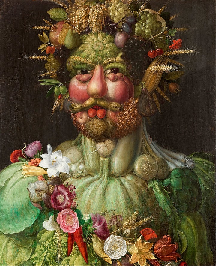 Giuseppe Arcimboldo, "Rudolf II of Hamsburg," 1590