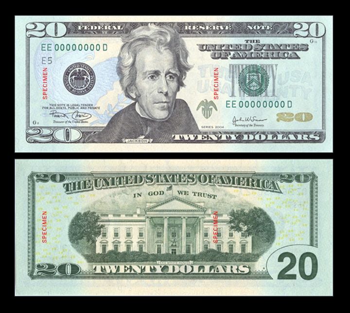 This is the $20 bill as of May 13, 2003.