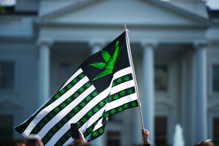 Advocates for marijuana legalization rallied outside the White House on April 2. A marijuana advocacy organization based in D.C. will meet with the administration next week.
