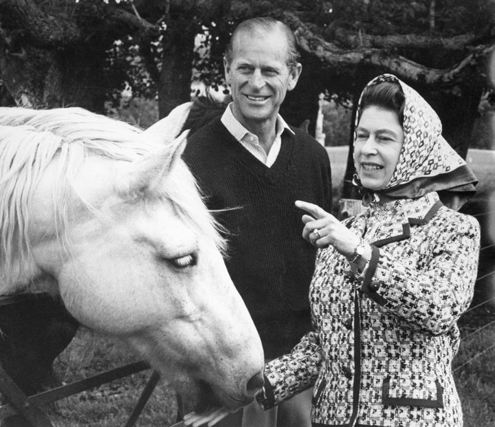 The Queen with her late husband, Prince Phillip, in 1972. 