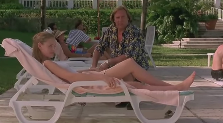 Katherine Heigl and Gerard Depardieu in "My Father The Hero."