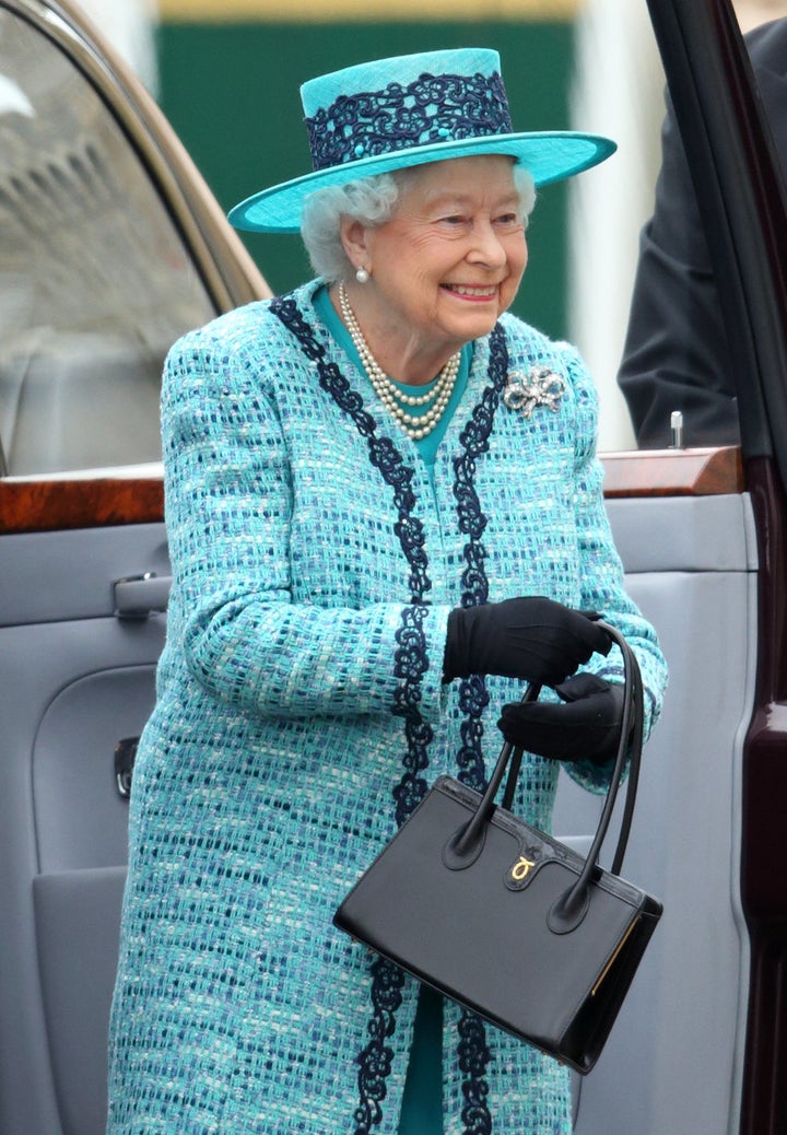 Queen Elizabeth II attended the traditional Royal Maundy Service at St George's Chapel, Windsor Castle on March 24, 2016 in Windsor, England.